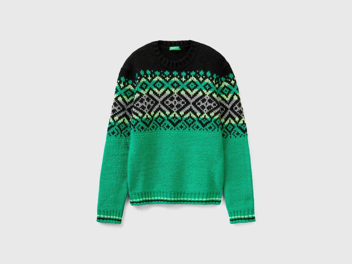 Camisola jacquard com detalhes fluorescentes - ucb_image_FS