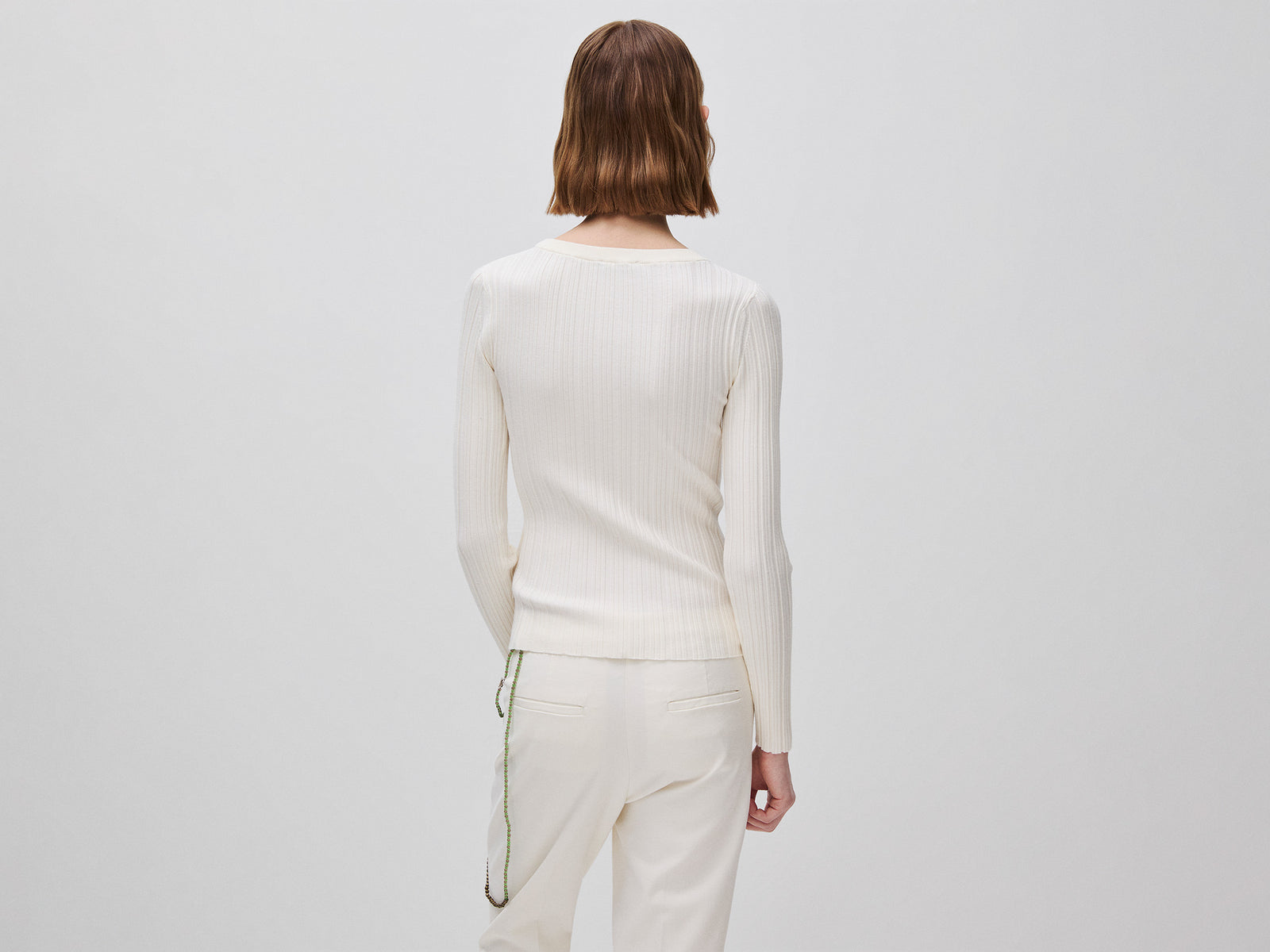 Camisola ajustada em canelado - ucb_image_B