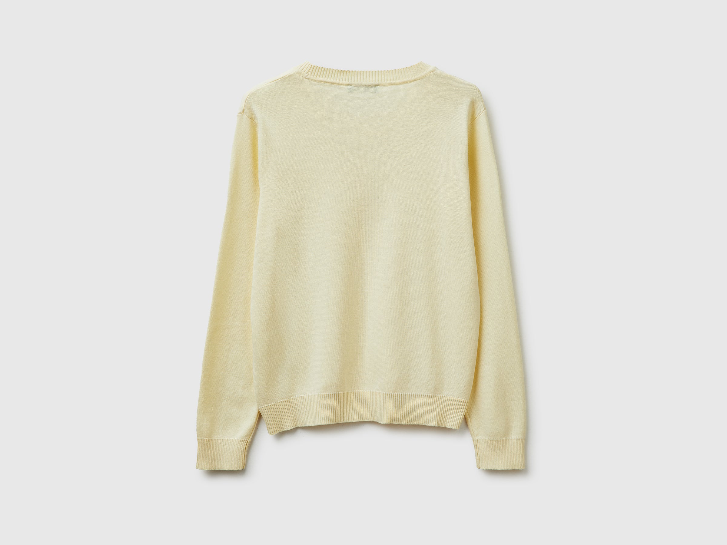 Camisola amarelo claro em algodão tricot - ucb_image_BS