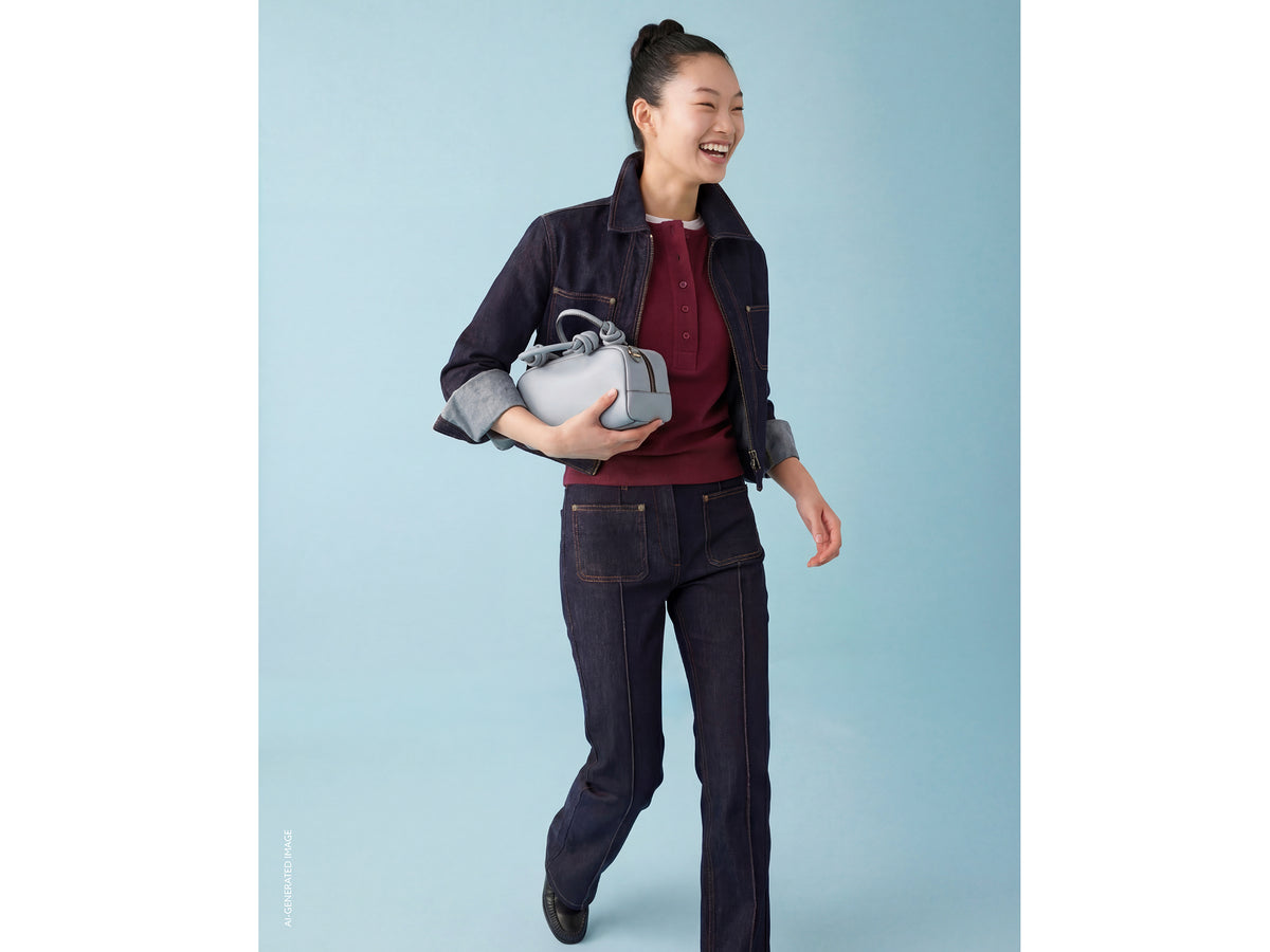 Casaco em denim com fecho de correr - ucb_image_F