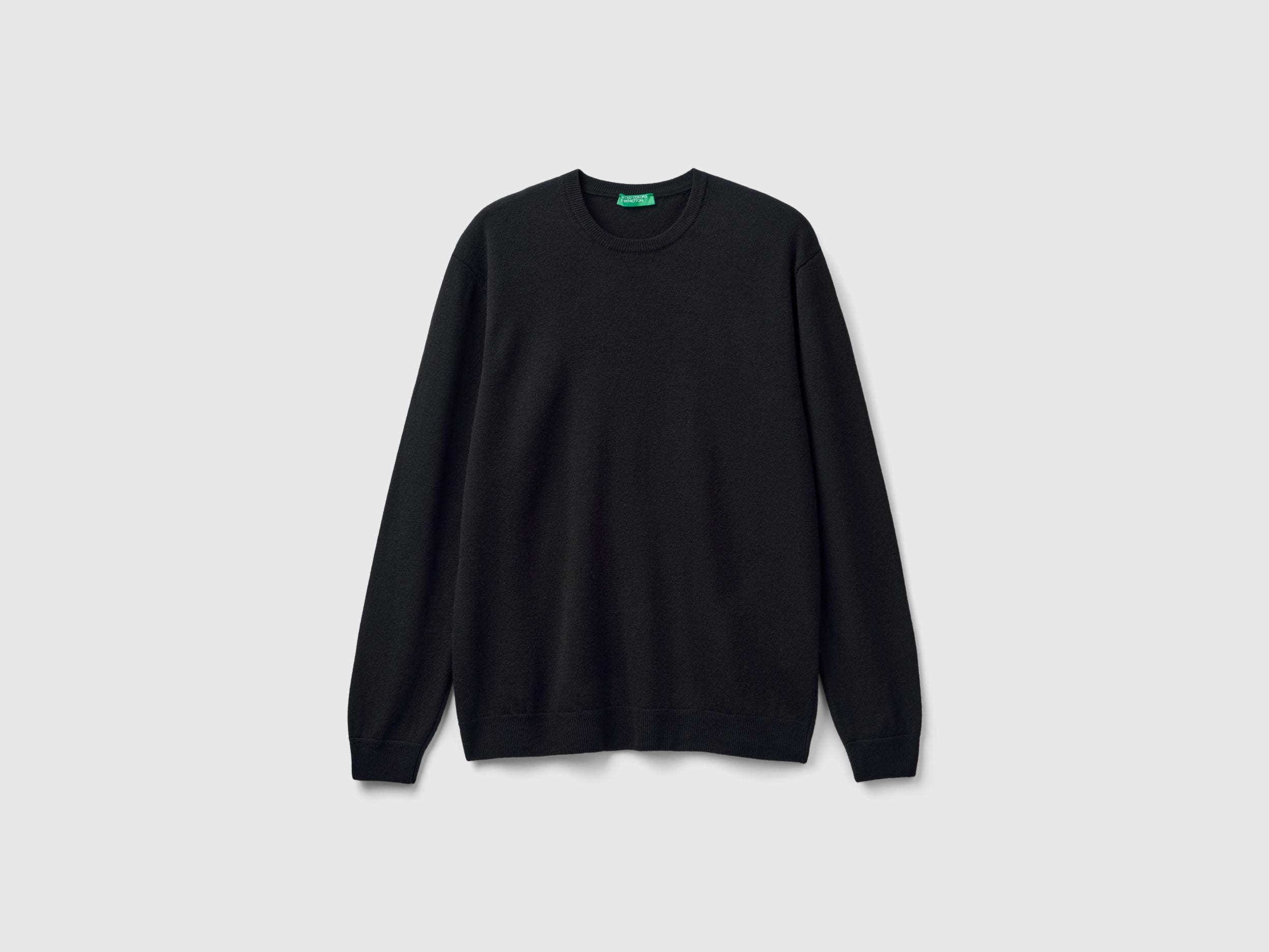 Black sweater in pure Merino wool - ucb_image_FS