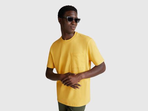 T-shirt em algodão com bolso pequeno - ucb_image_F