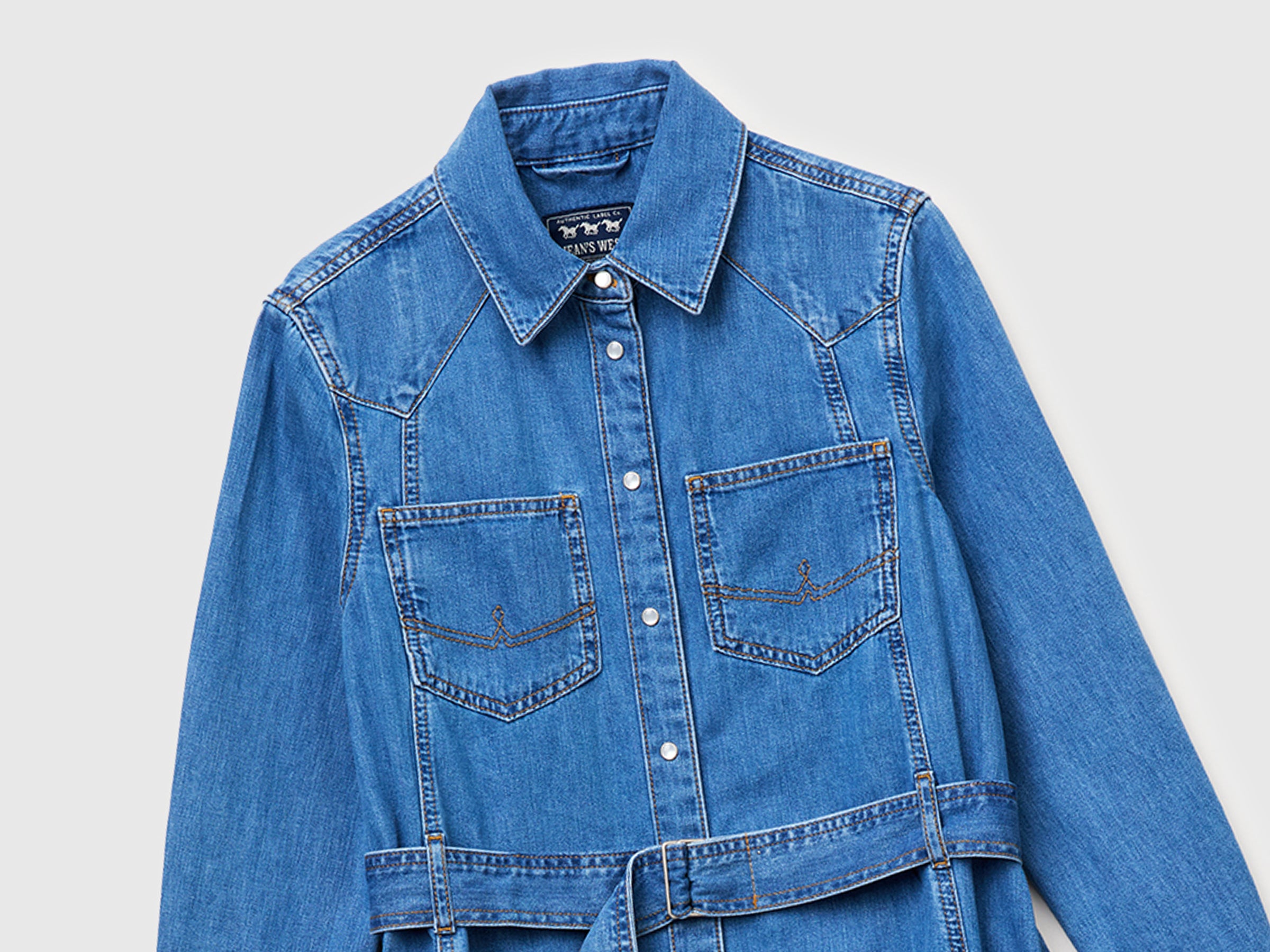 Chemise em denim claro - ucb_image_DS1