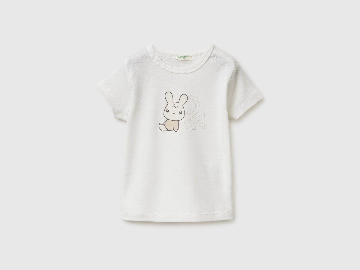 Logo print t-shirt in organic cotton - ucb_image_FS