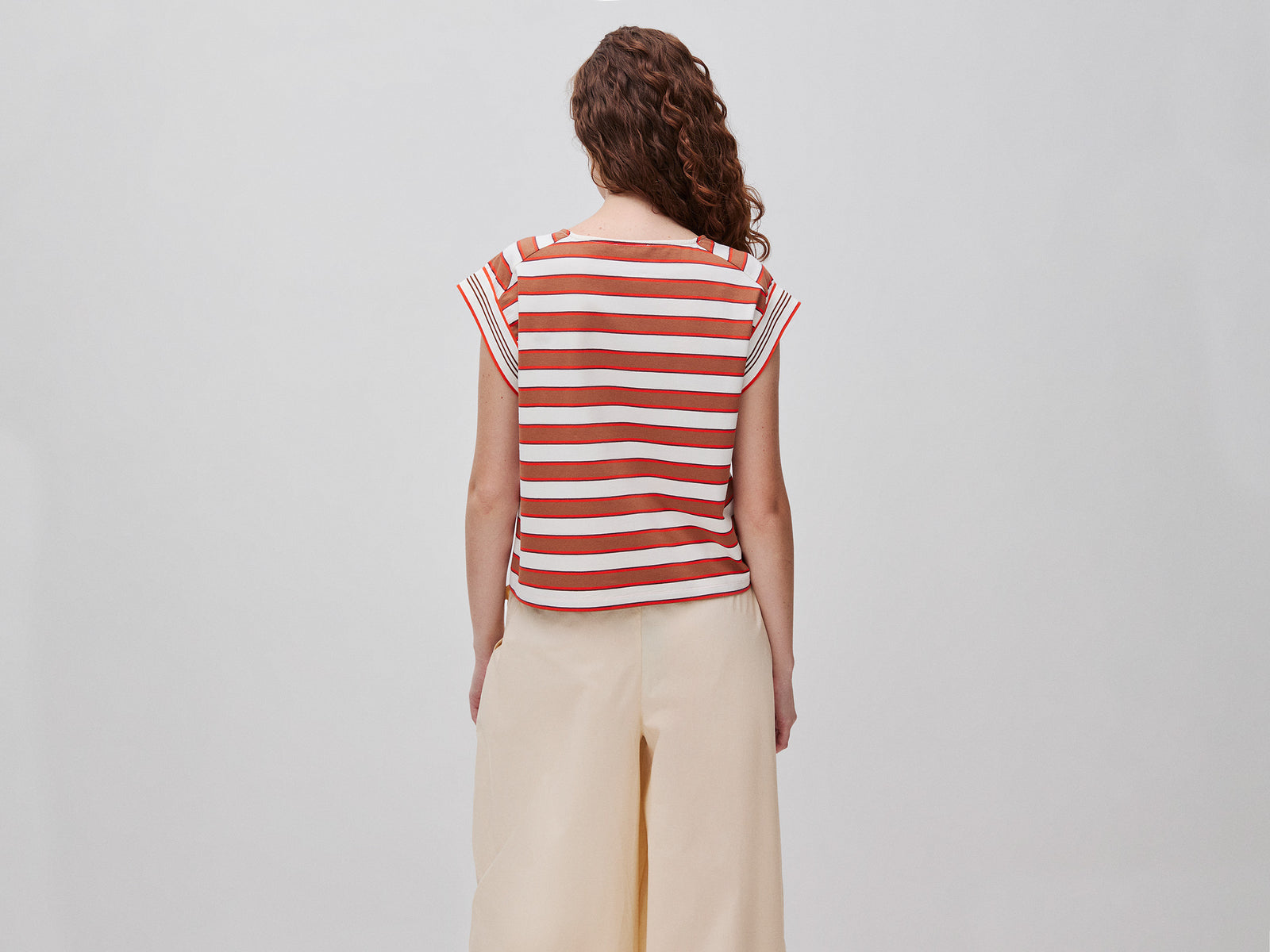 Striped sleeveless T-shirt - ucb_image_B