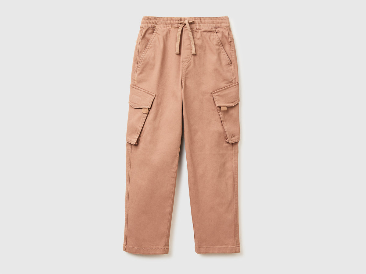 Stretch cotton cargo pants - ucb_image_FS