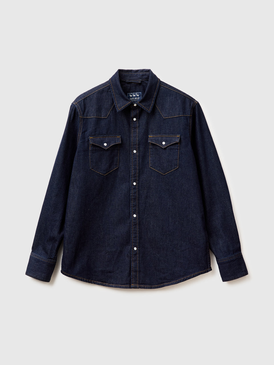 Camisa western de jeans escuro - ucb_image_FS
