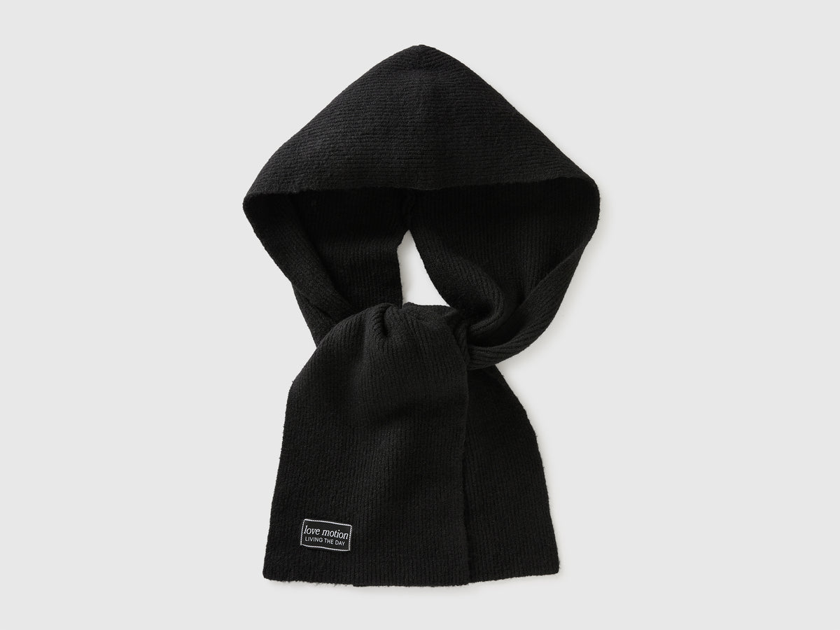 Écharpe com capuz em mistura de lã quente - ucb_image_FS