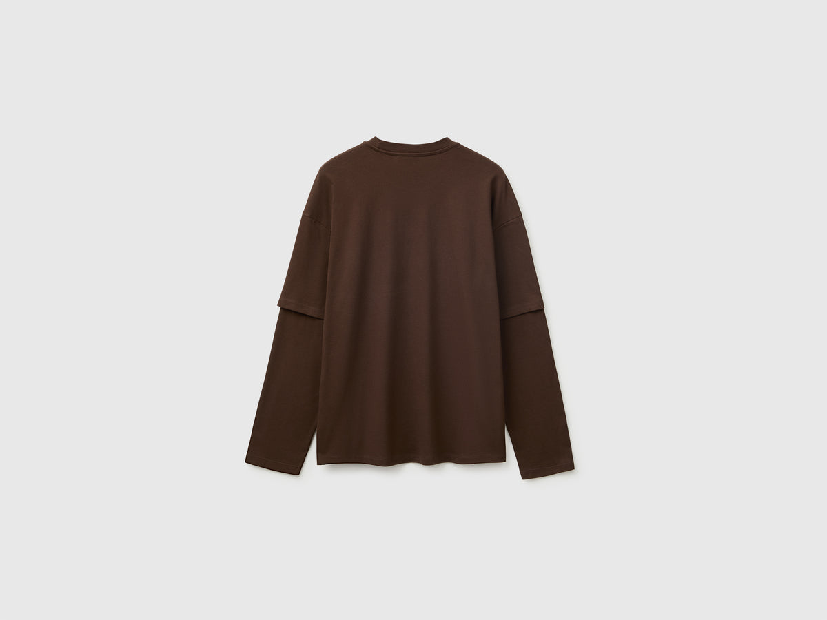 T-shirt com manga dupla 100% algodão - ucb_image_BS