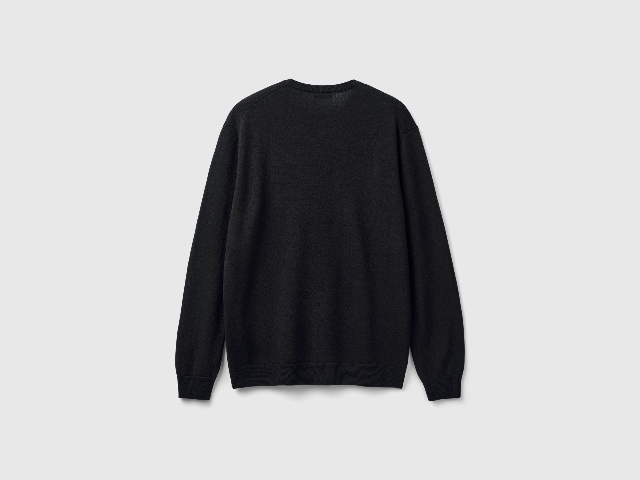 Black sweater in pure Merino wool - ucb_image_BS