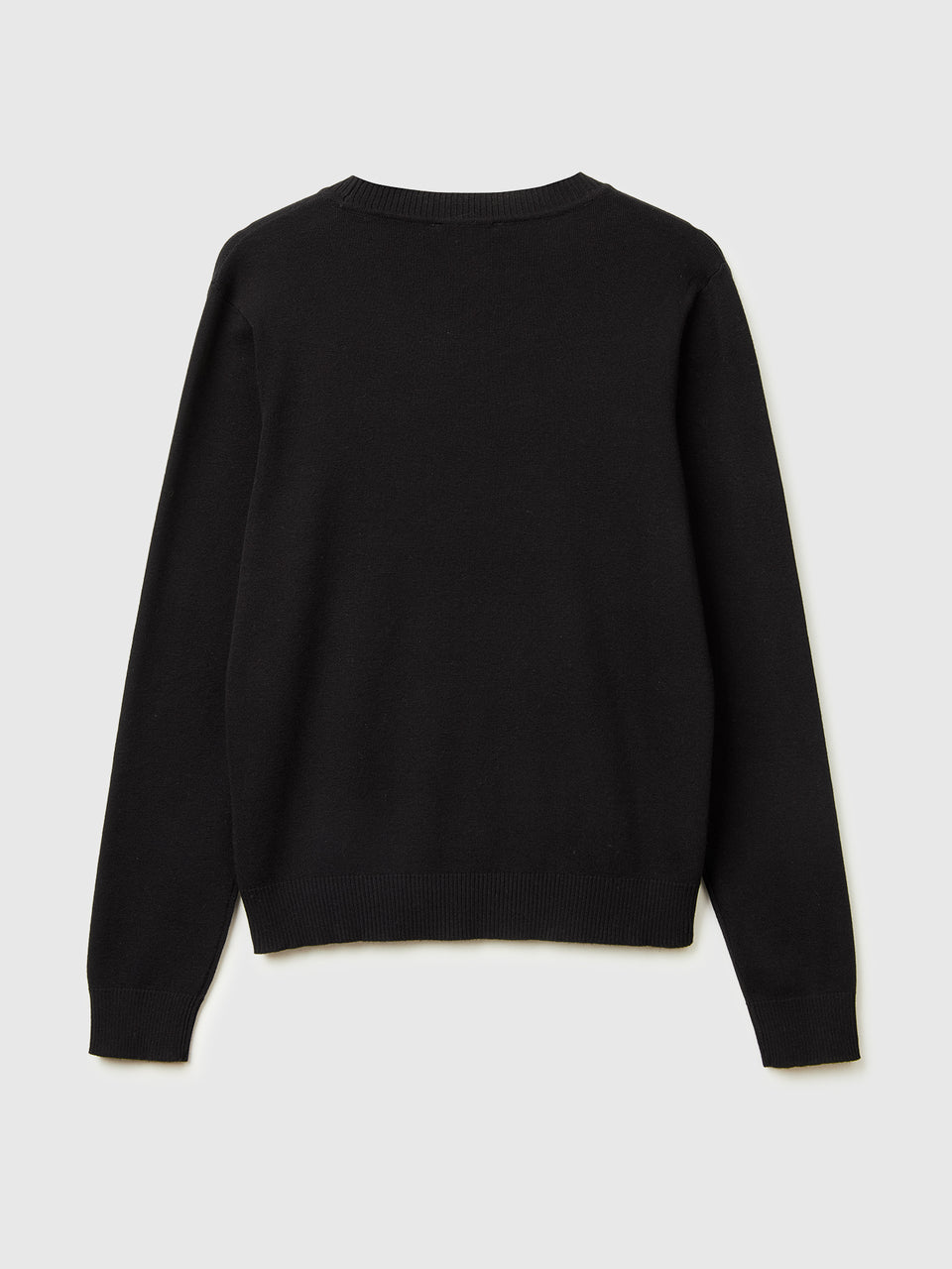 Black sweater in tricot cotton - ucb_image_BS
