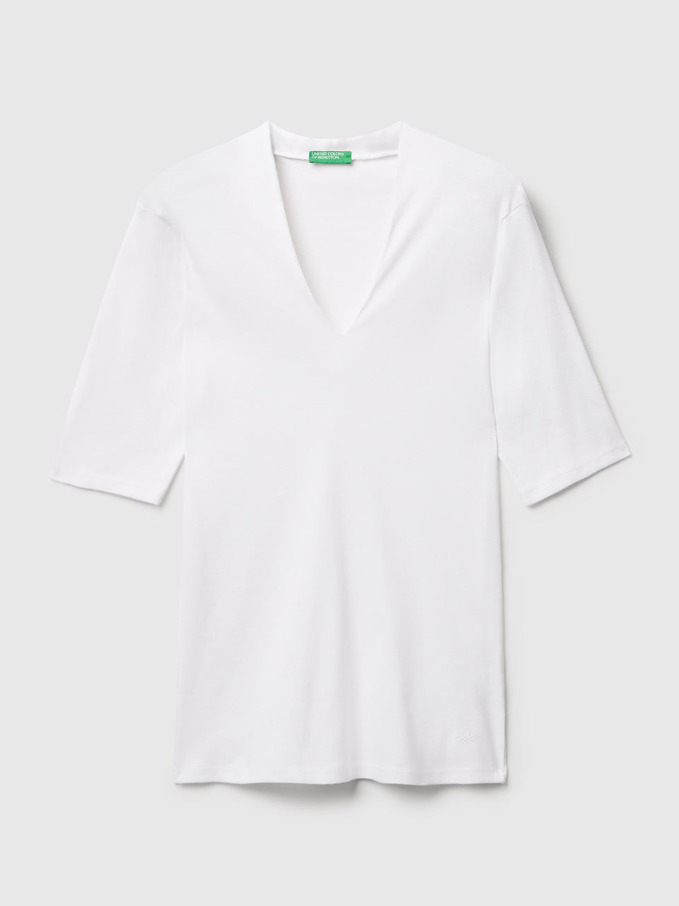 T-shirt slim fit em algodão de fibra longa - ucb_image_FS
