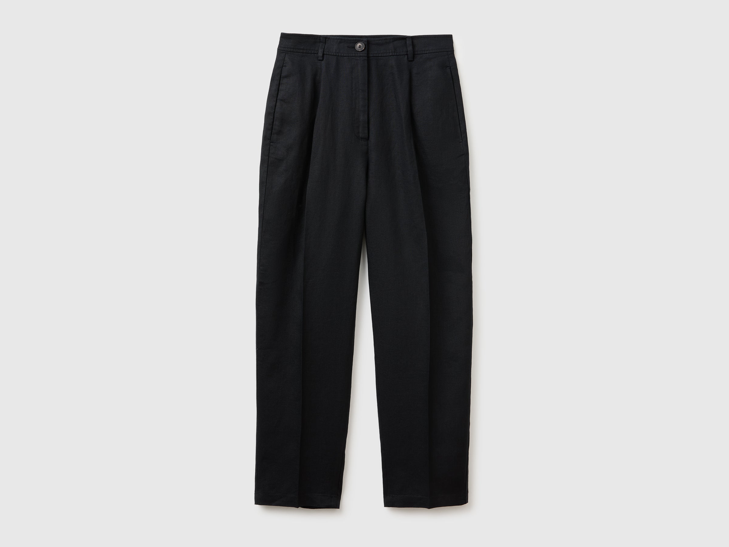 100% linen straight trousers - ucb_image_FS