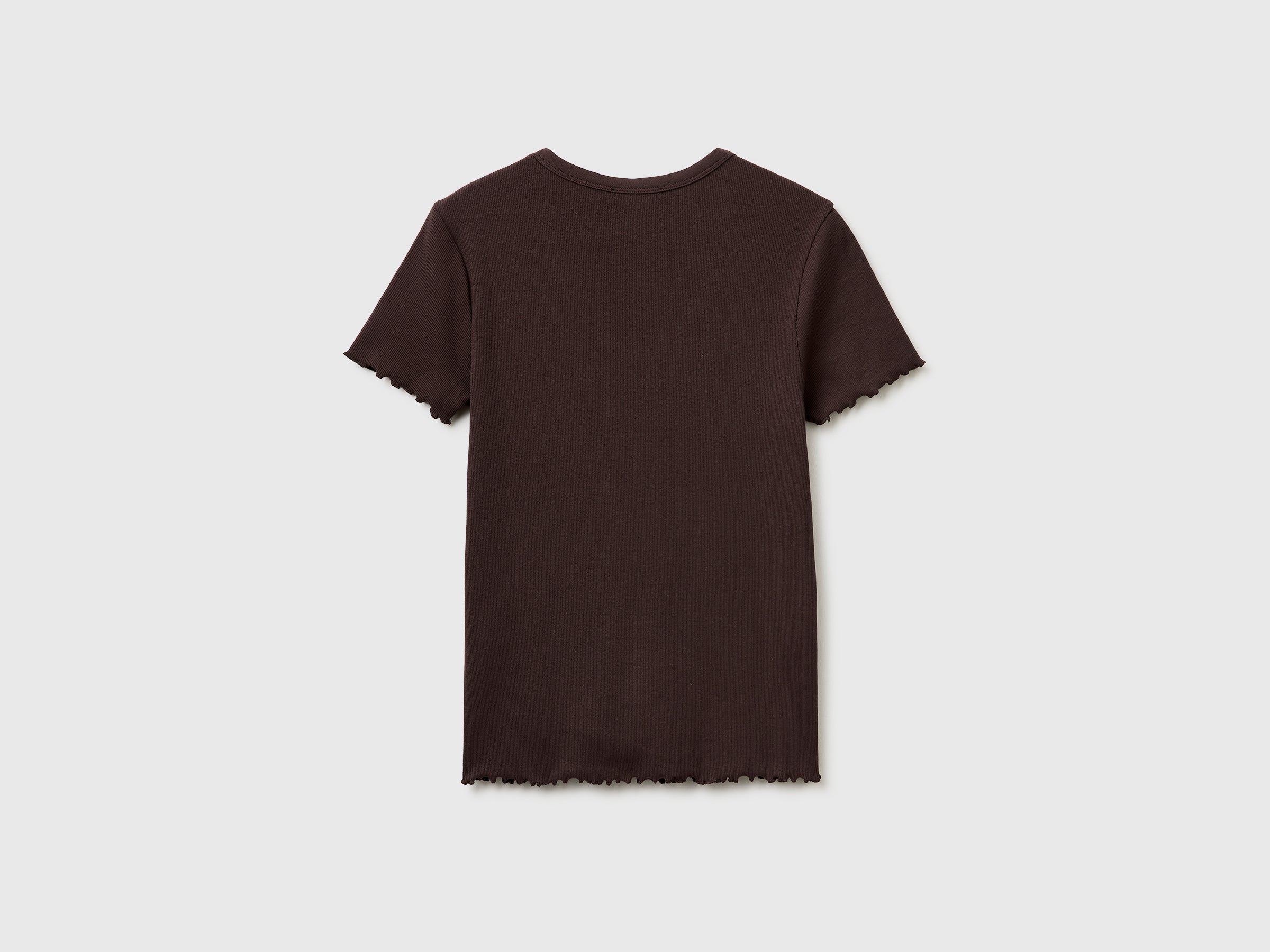 T-shirt decote em V canelado - ucb_image_BS