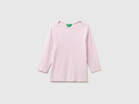 Slim fit t-shirt with boat neck - ucb_image_FS