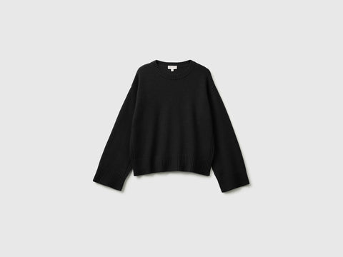 Camisola boxy fit em mistura de lã - ucb_image_FS