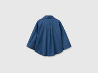 Camisa evasé em chambray - ucb_image_BS