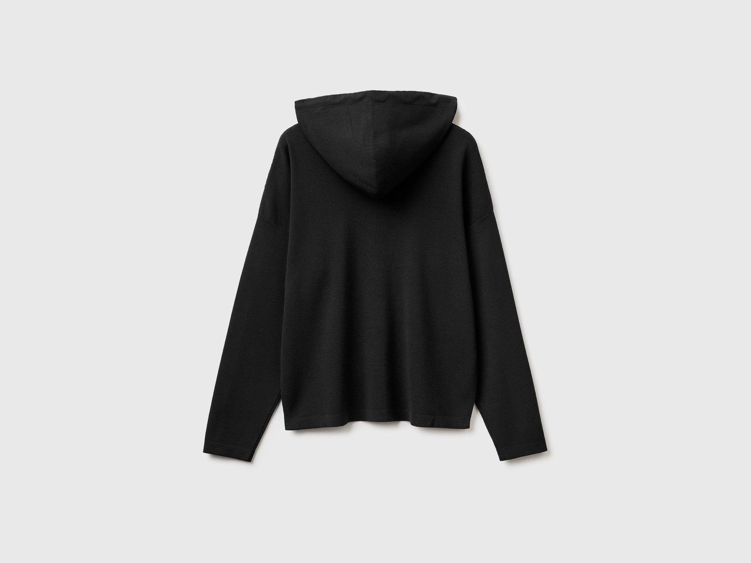 Oversized fit sweater with hood - ucb_image_BS