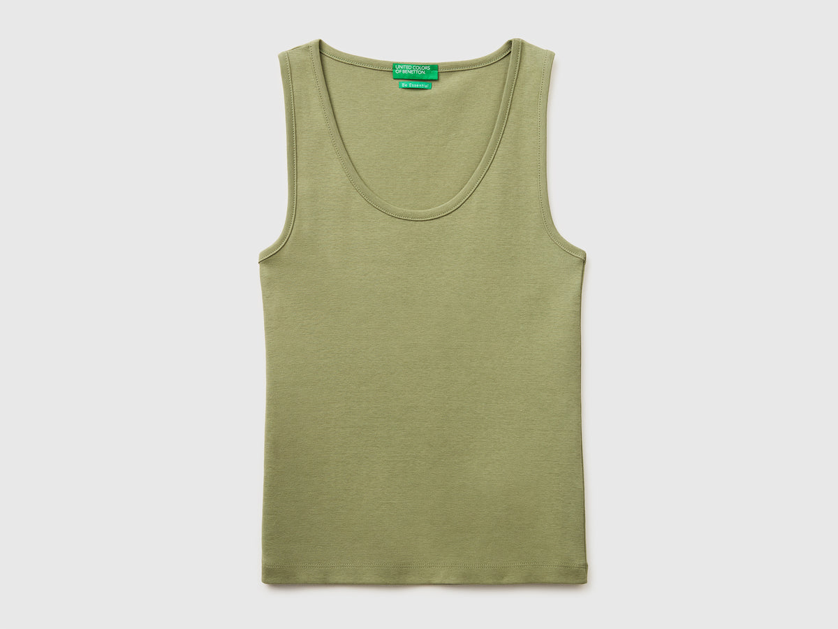 Slim fit ribbed tank top - ucb_image_FS