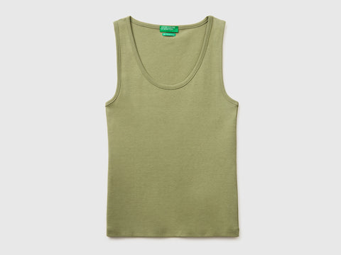 Slim fit ribbed tank top - ucb_image_FS