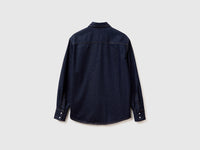 Camisa western de jeans escuro - ucb_image_BS