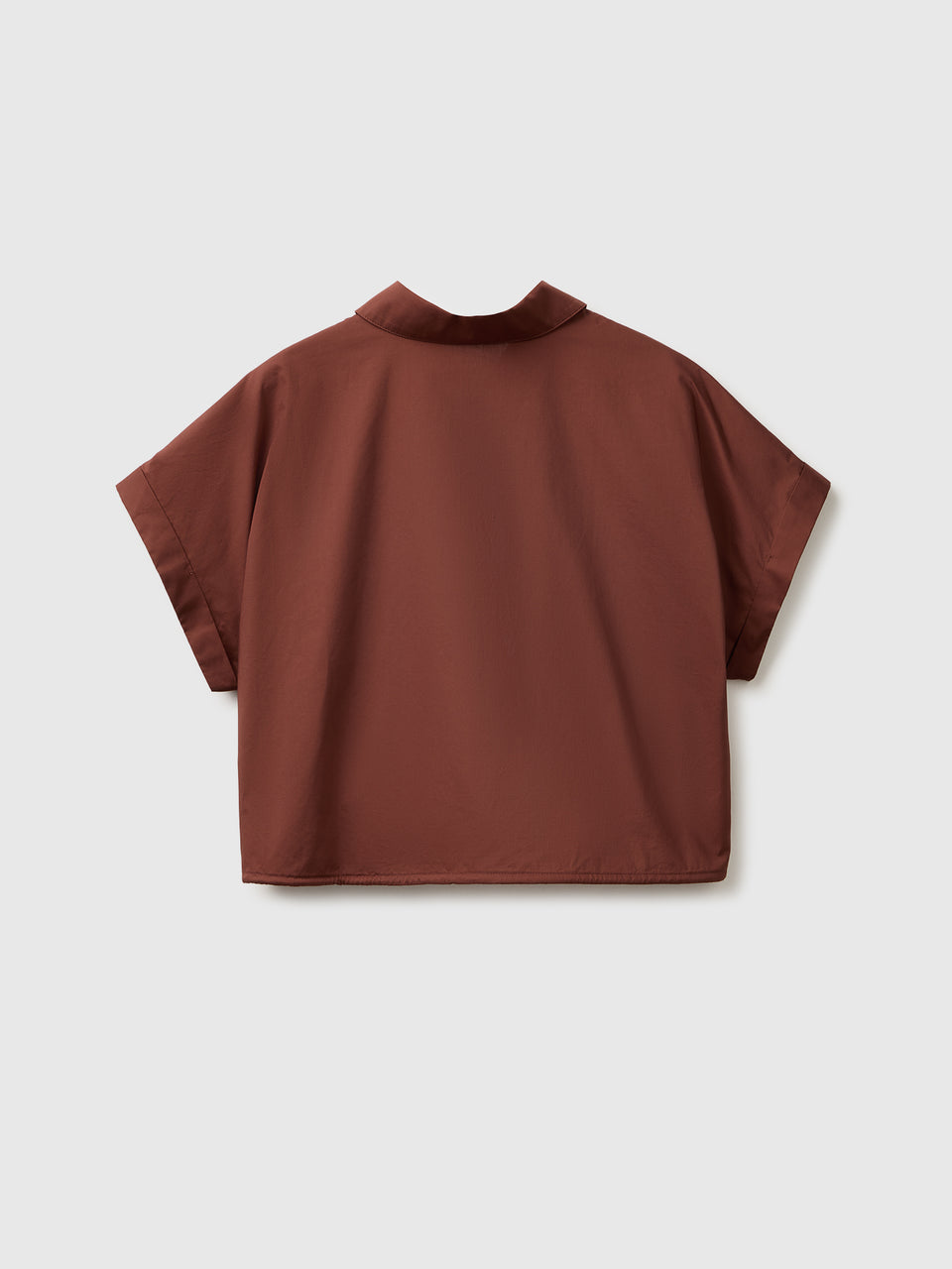 Cropped shirt with drawstring - ucb_image_BS