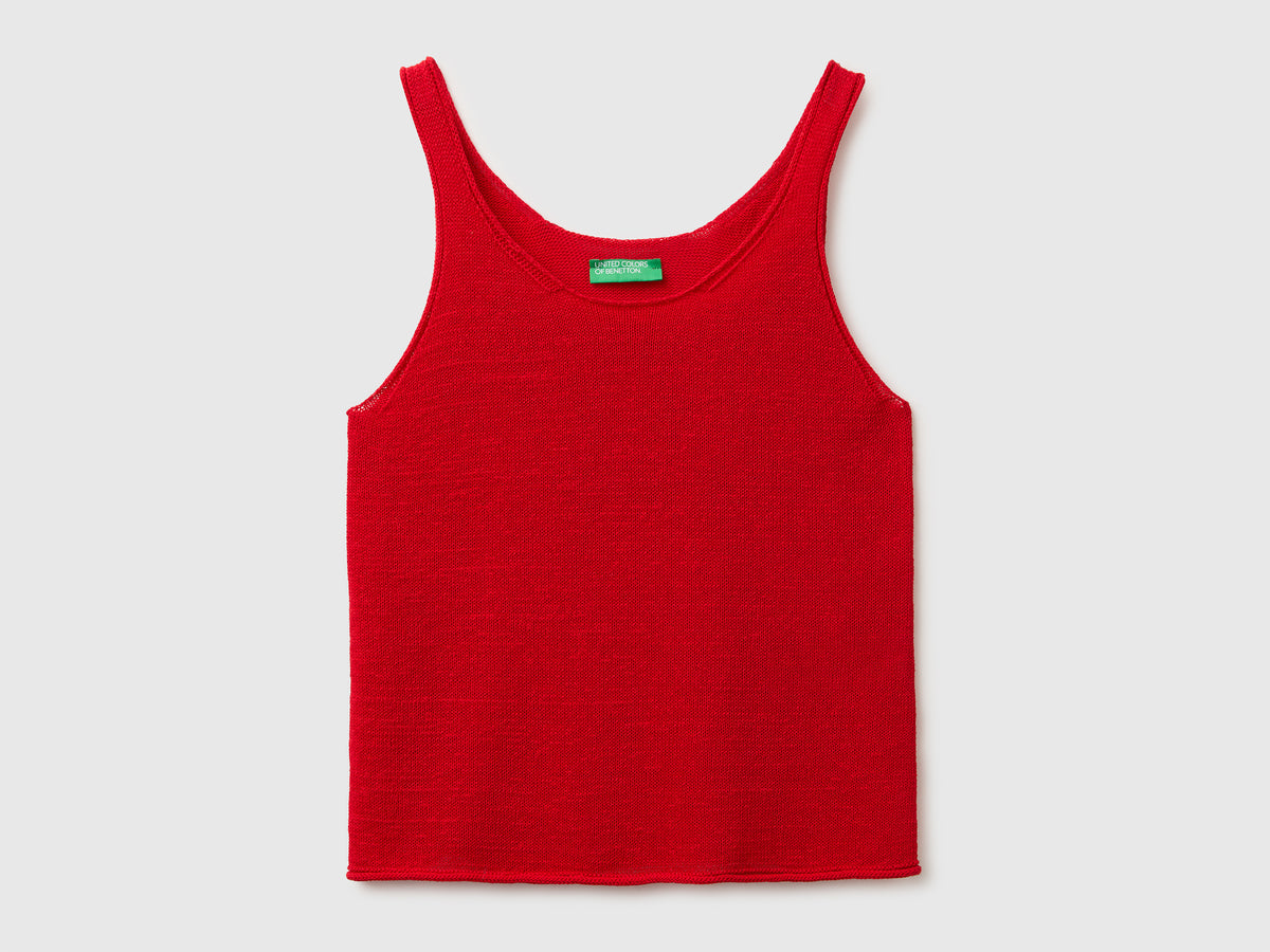 Linen blend knit top - ucb_image_FS