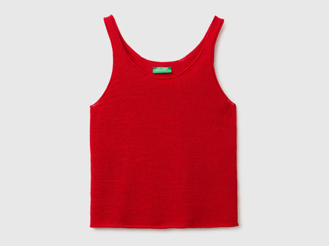 Linen blend knit top - ucb_image_FS