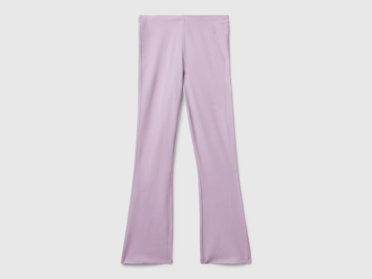 Leggings à boca-de-sino em algodão stretch - ucb_image_FS
