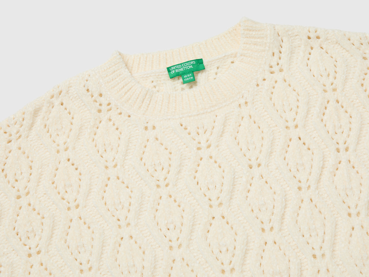 Camisola de gola redonda em chenille - ucb_image_DS1