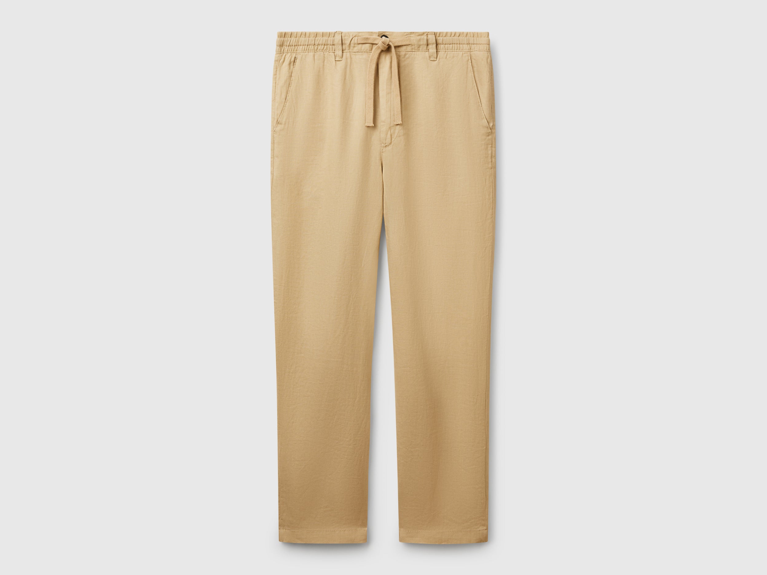 Trousers in pure linen with drawstring - ucb_image_FS