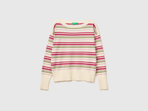 Striped boat neck sweater - ucb_image_FS