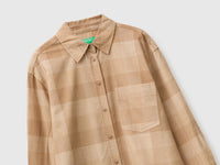 Camisa aos quadrados de veludo canelado - ucb_image_FY