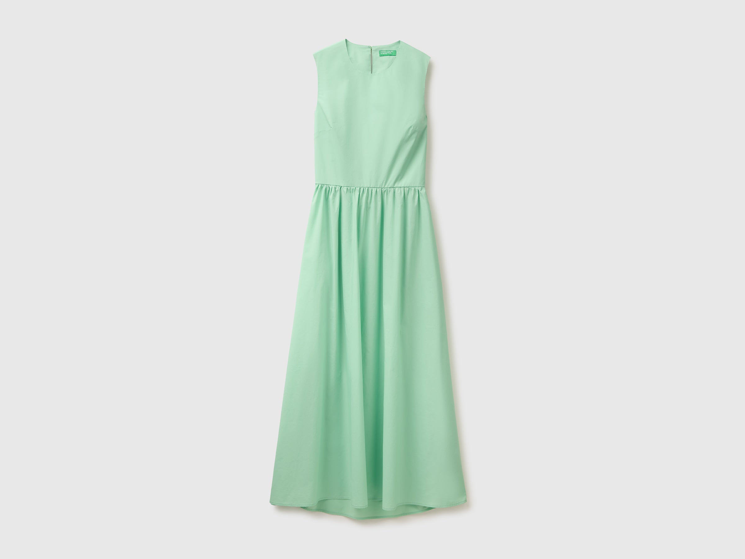 what makeup to wear with green dress Green Midi Dress | Flowy, Square Neckline main image 0