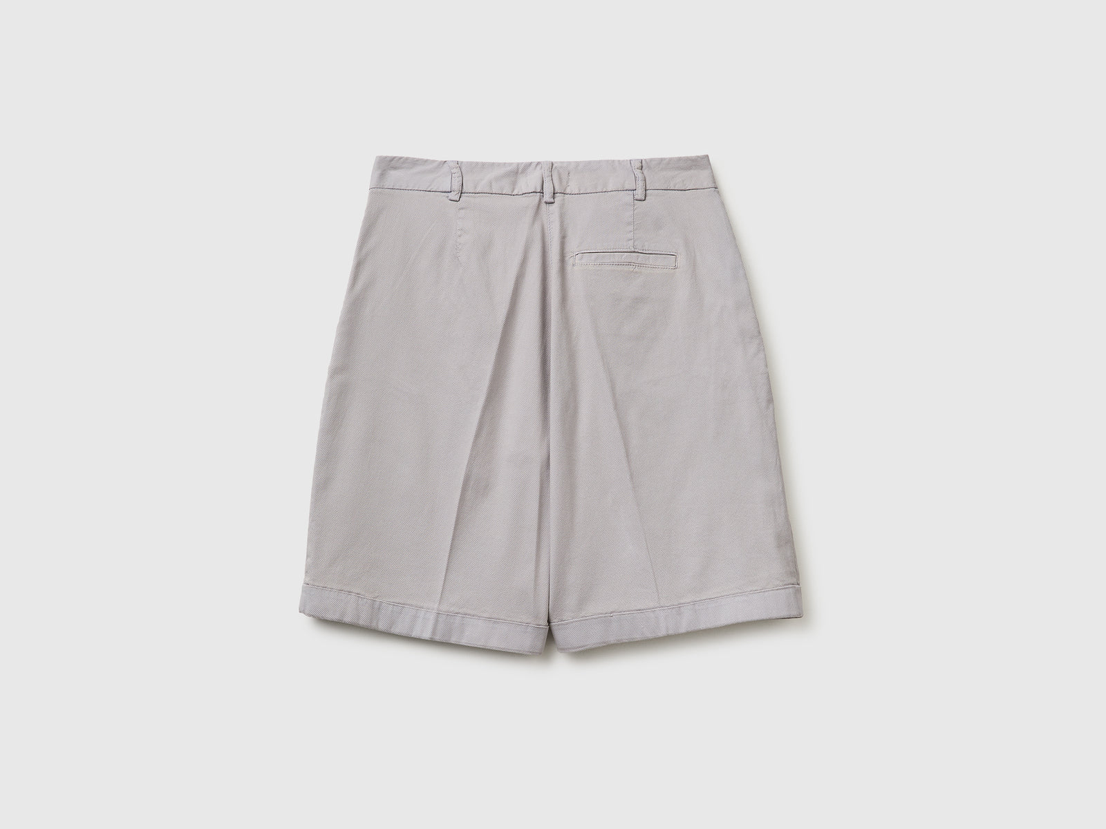 Regular fit Bermuda shorts with turn-ups - ucb_image_BS