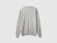 Camisola em algodão puro com decote em V - ucb_image_BS