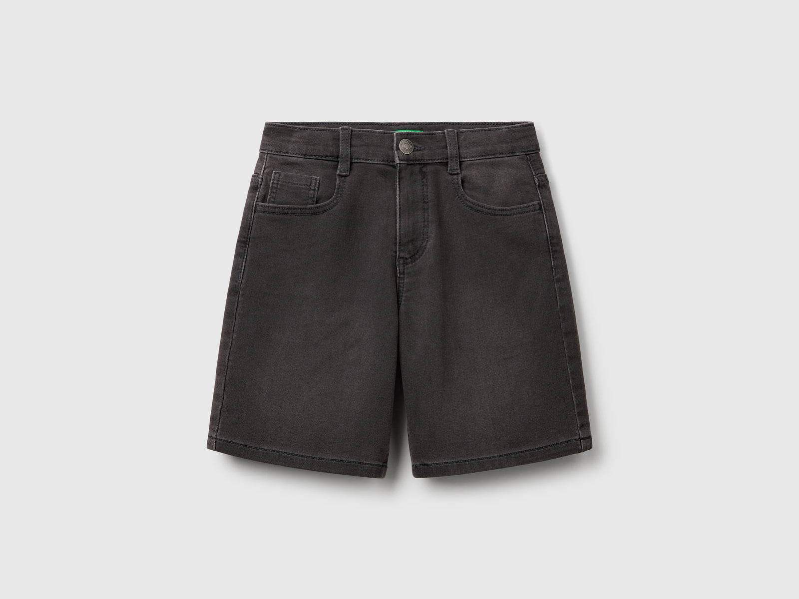 Bermuda in denim elasticizzato - ucb_image_FS