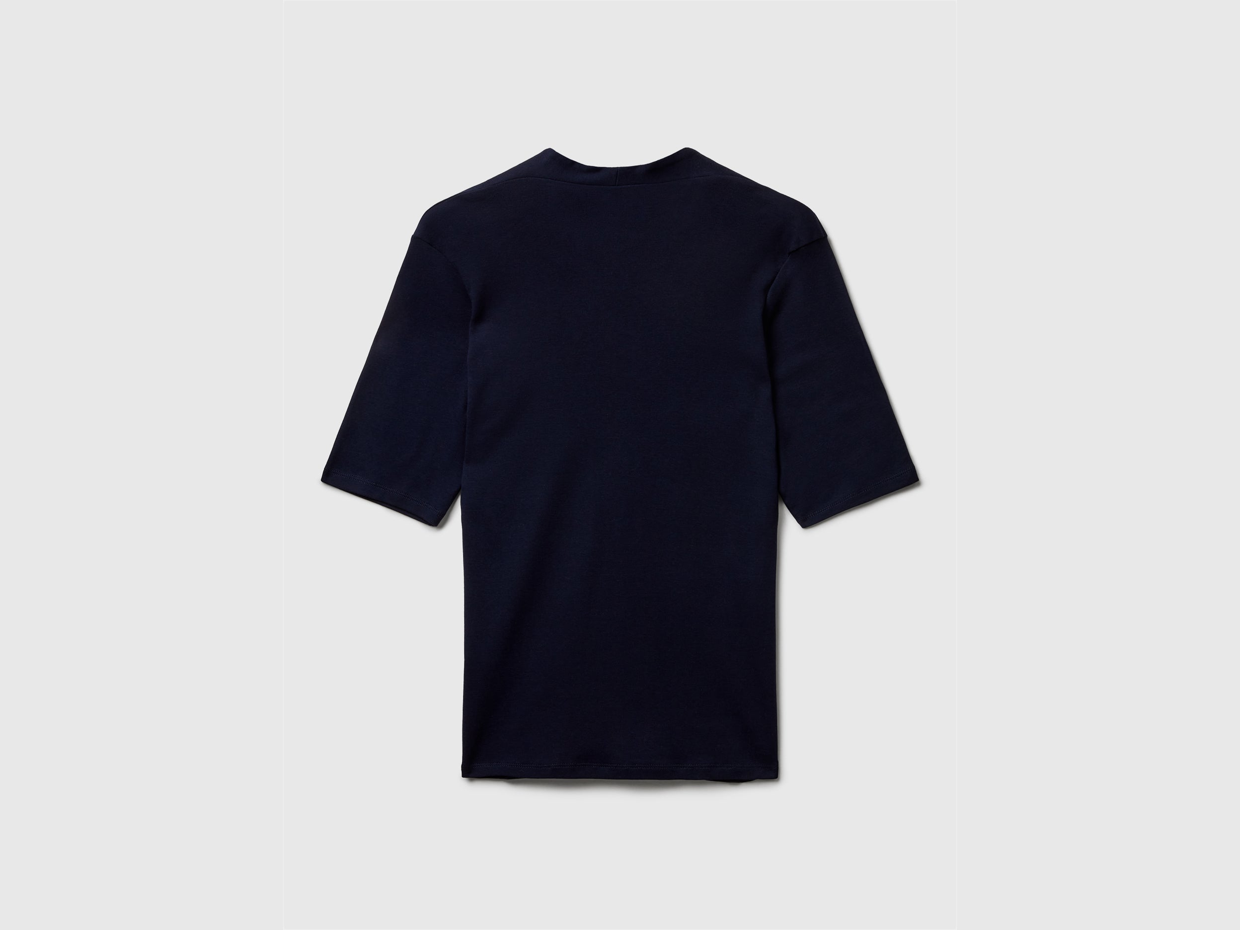 T-shirt slim fit em algodão de fibra longa - ucb_image_BS