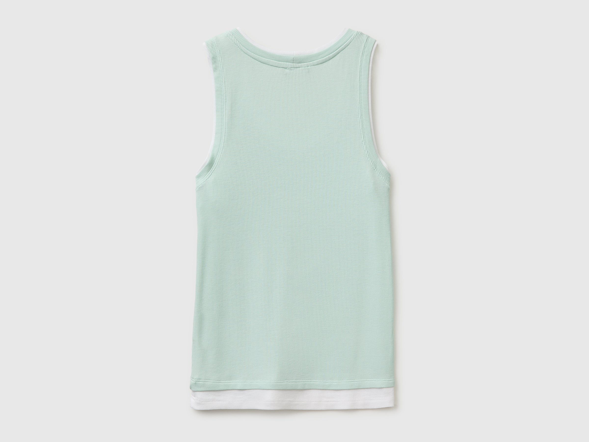 Slim fit ribbed tank top - ucb_image_BS