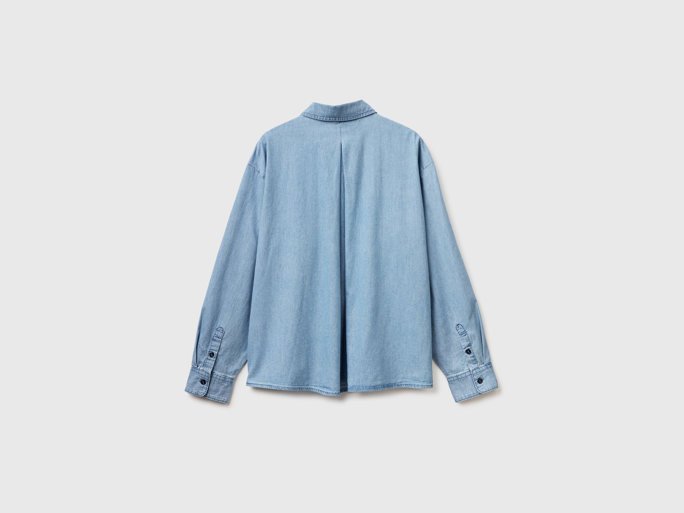 Cropped chambray shirt - ucb_image_BS