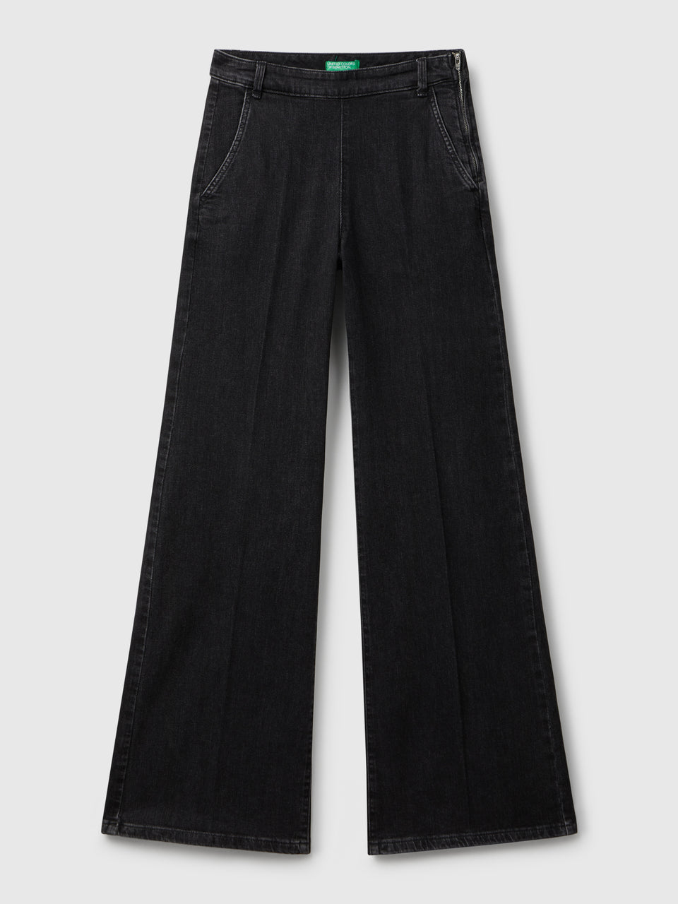 Jeans flare com fecho de correr - ucb_image_FS