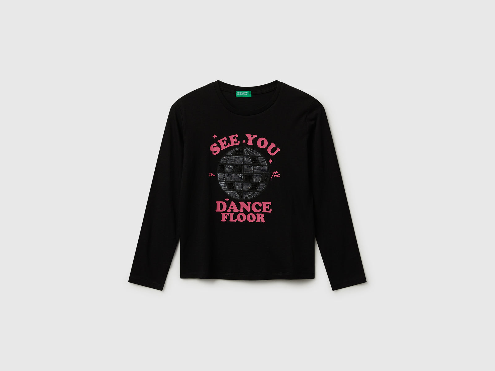 T-shirt com lantejoulas em algodão - ucb_image_FS