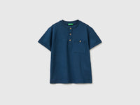 Linen blend henley T-shirt - ucb_image_FS