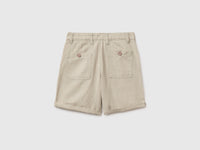 Linen blend shorts - ucb_image_BS