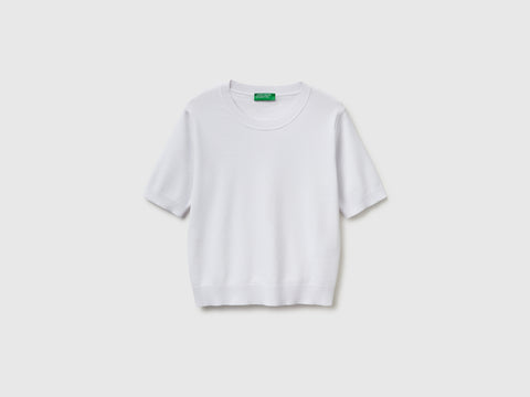 White short sleeve sweater - ucb_image_FS