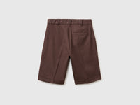 Regular fit Bermuda shorts with turn-ups - ucb_image_BS