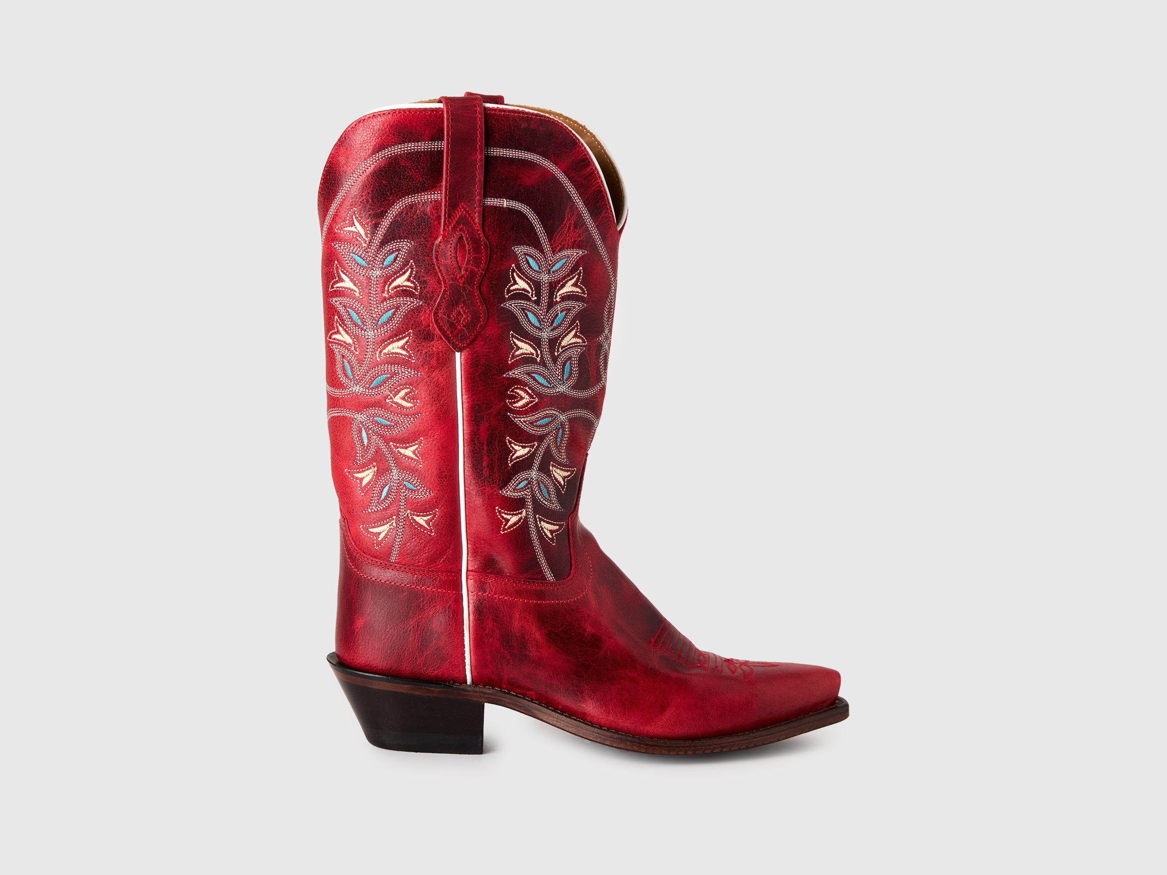 Botas texanas de cano longo vermelhas - ucb_image_FS