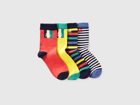 Four pairs of patterned socks - ucb_image_FS