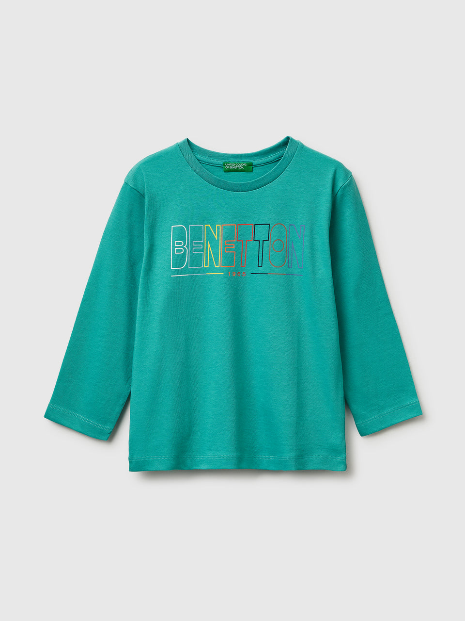 T-shirt com estampa logótipo em algodão orgânico - ucb_image_FS