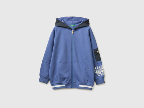 Open sweatshirt with nylon inserts - ucb_image_FS